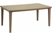 ALLIBERT FUTURA Table de jardin, 165 x 95 x 75 cm, cappuccino 17197868