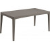 ALLIBERT GIRONA Table de jardin rezolith/osier plat 160 x 90 x 74 cm, cappuccino 17205428