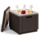 ALLIBERT ICE CUBE Glaciere, 42 x 42 x 41 cm, marron 17194600