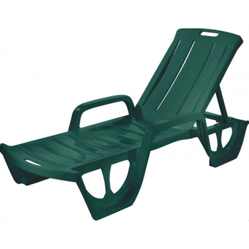 CURVER FLORIDA Chaise longue, 190 x 67 x 42 cm, vert foncé 17180024