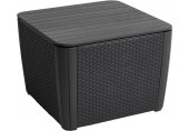 KETER LUZON PLUS Table d'appoint de jardin 57 x 57 x 43 cm, graphite 17208454