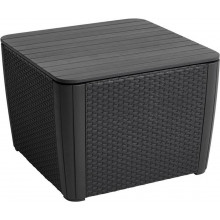 KETER LUZON PLUS Table d'appoint de jardin 57 x 57 x 43 cm, graphite 17208454