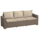 ALLIBERT CALIFORNIA Canapé 199 x 68 x 72 cm, cappuccino/sable 17196779