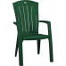 KETER SANTORINI Chaise de jardin, 61 x 65 x 99 cm, vert foncé 17180012