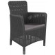 ALLIBERT TRENTON Chaise de jardin, 63 x 60 x 85 cm, graphite/gris 17202798