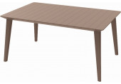 ALLIBERT LIMA 160 Table a manger, 157 x 98 x 74 cm, cappuccino 17202806