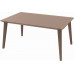 ALLIBERT LIMA 160 Table a manger, 157 x 98 x 74 cm, cappuccino 17202806
