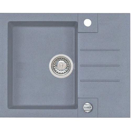 ALVEUS ROCK 30 Évier de cuisine, 595 x 475 mm, Granital Plus Steel 04