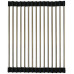 ALVEUS AllRound mini Égouttoir pliable, 260x325 mm, chrome/silicone 1136662