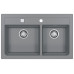 ALVEUS ATROX 50 Évier de cuisine en granit, 790 x 500 mm, béton 1132001