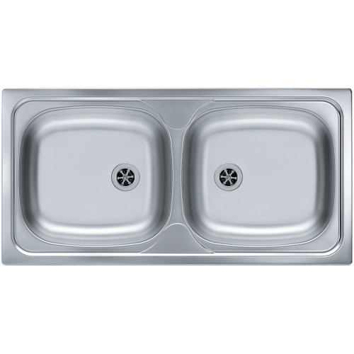 ALVEUS BASIC 70 satin évier de cuisine, 860 x 435 mm 1008846