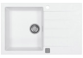 ALVEUS CADIT 20 Évier de cuisine en granit, 790 x 500 mm, blanc 1132022