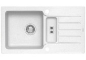 ALVEUS NIAGARA 70 Évier en granit, 780 x 435 mm, blanc