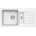 ALVEUS NIAGARA 70 Évier en granit, 780 x 435 mm, blanc