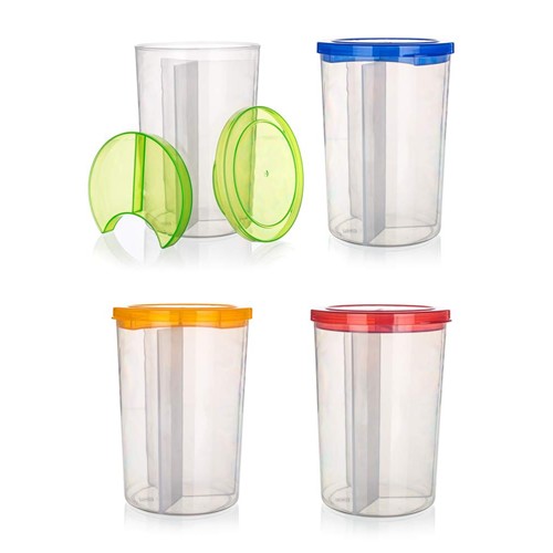 BANQUET Boîte de rangement en plastique a compartiments, 1500 ml, 55G285 BANQUET Boîte de rangement en plastique a compartiments, 1500 ml, 55G285