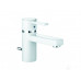 KLUDI Zenta Robinet mitigeur monocommande pour lavabo DN 10 Chrome/blanc 382509175