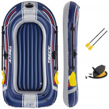 BESTWAY Hydro Force Treck X1 Bateau gonflable, 228 x 121 x 32 cm avec rame 61083