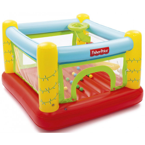 BESTWAY Fisher-Price Trampoline gonflable, 175 x 173 x 114 cm 93542