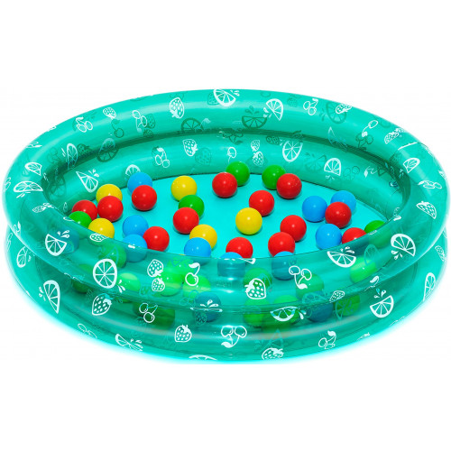 BESTWAY Splash & Play Piscine a balles gonflable avec 50 balles 91 x 20 cm 51141