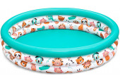 BESTWAY Safari Pals Pataugeoire gonflable pour enfants 122 x 25 cm 51226