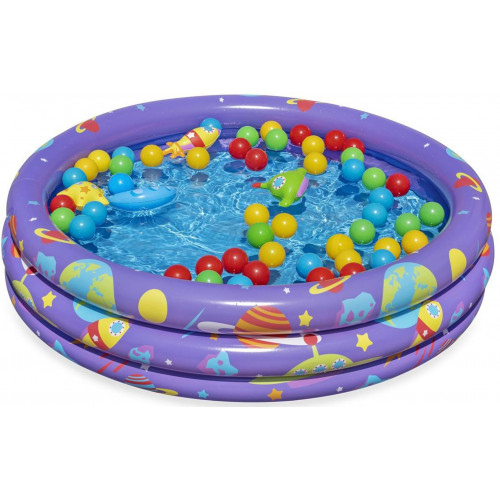 BESTWAY Piscine gonflable avec balles, 102 x 25 cm 52466