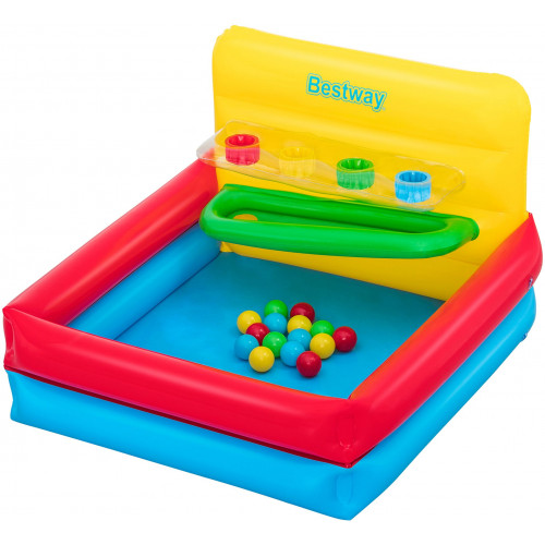BESTWAY Sort 'n Play Piscine a balles gonflable avec 15 balles 104 x 94 x 61 cm 52546