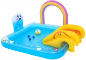 BESTWAY Rainbows 'N Rays Aire de jeux et pataugeoire, 188 x 150 x 89 cm 53174