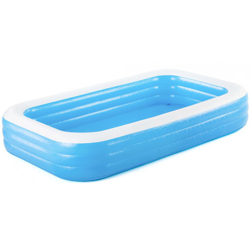 BESTWAY Piscine gonflable familiale De Luxe bleue, 305 x 183 x 56 cm 54009