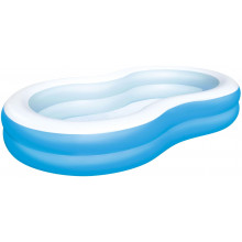 BESTWAY Family Pool Piscine gonflable Laguna, 262 x 157 x 46 cm 54117