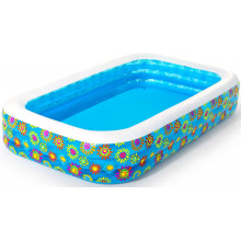BESTWAY Family Pool Piscine gonflable Happy Flora, 305 x 183 x 56 cm 54121