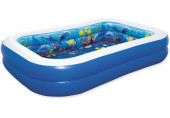 BESTWAY Family Pool Piscine gonflable 3D, 262 x 175 x 51 cm 54177