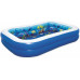 BESTWAY Family Pool Piscine gonflable 3D, 262 x 175 x 51 cm 54177