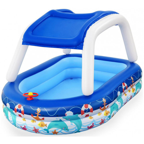 BESTWAY Captain Family Piscine gonflable, 213 x 155 x 132 cm 54370