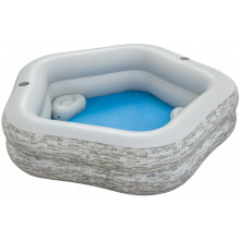 BESTWAY TruPrint Piscine gonflable, 213 x 206 x 53 cm 54423