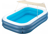 BESTWAY Summer Bliss Piscine familiale gonflable ombragée, 254 x 178 x 140 cm 54449