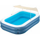 BESTWAY Summer Bliss Piscine familiale gonflable ombragée, 254 x 178 x 140 cm 54449