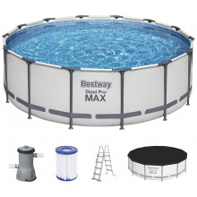 BESTWAY Steel Pro Max Piscine hors sol ronde, 427 x 122 cm 5612X