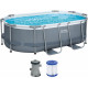 BESTWAY Power Steel Piscine hors sol ovale, 305 x 200 x 84 cm 5614A