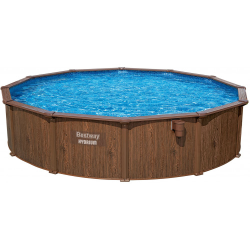 BESTWAY Hydrium Piscine hors sol acier ronde, 550 x 130 cm 561CS