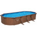 BESTWAY Hydrium Piscine hors sol acier ovale, 730 x 360 x 130 cm 561CW