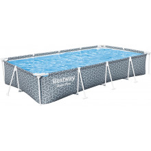 BESTWAY Steel Pro Piscine hors sol rectangulaire, 366 x 201 x 66 cm 561FT