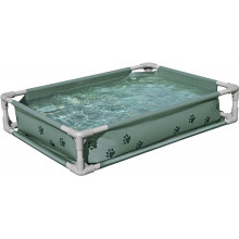 BESTWAY My First Frame Pool Piscine pour animal et lit surélevé 102 x 74 x 20 cm 561RG