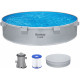 BESTWAY Tanx Kit tout-en-un piscine hors sol ronde 305 x 61 cm, avec pompe 561RW