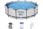 BESTWAY Steel Pro Max Piscine hors sol ronde, 366 x 100 cm 56418