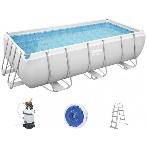 BESTWAY Power Steel Piscine hors sol rectangulaire, 404 x 201 x 100 cm 56442