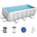 BESTWAY Power Steel Piscine hors sol rectangulaire, 412 x 201 x 122 cm 56456