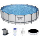 BESTWAY Steel Pro Max Piscine hors sol ronde, 549 x 122 cm 56462