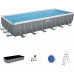 BESTWAY Power Steel Piscine hors sol rectangulaire, 732 x 366 x 132 cm 56475