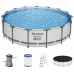 BESTWAY Steel Pro Max Piscine hors sol ronde, 457 x 107 cm 56488