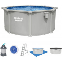 BESTWAY Hydrium Piscine hors sol ronde, 300 x 120 cm 56566